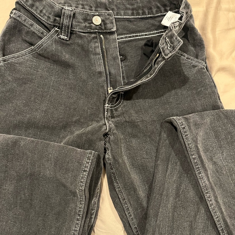 BRANDY MELVILLE / Women’s wide legged naturally faded Black 🖤 jeans !